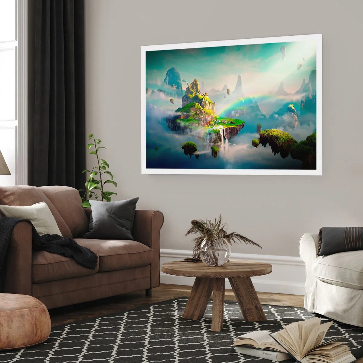 Poszter - Az ég közepén - boldog szigetek - 70x50 cm