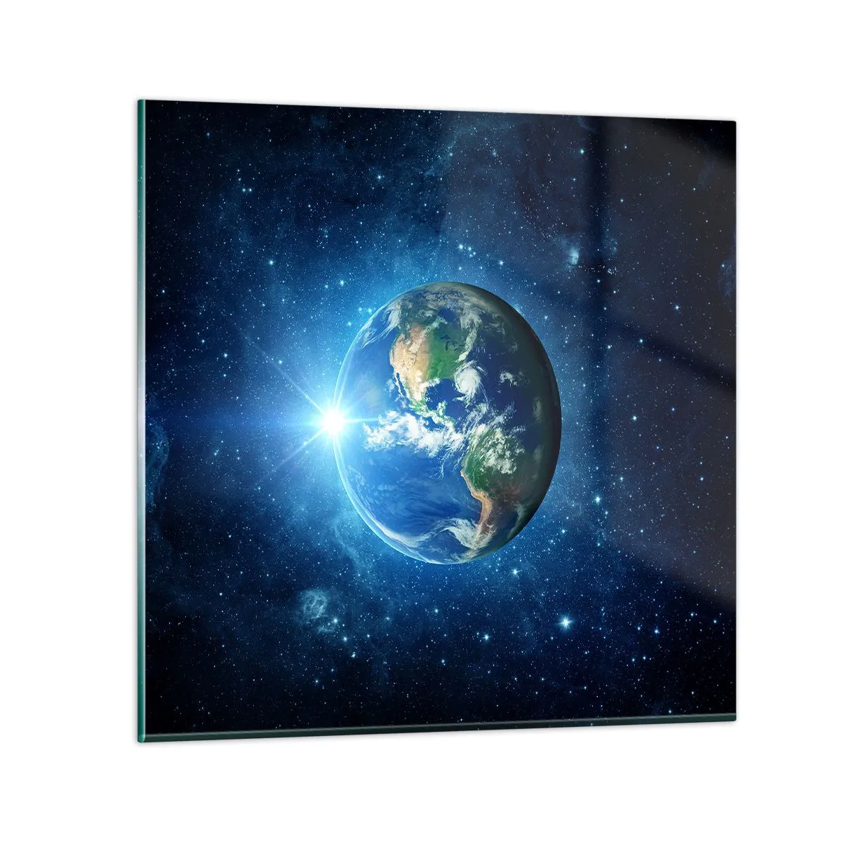 Üveg kép - Mennyben vagyunk - 60x60 cm