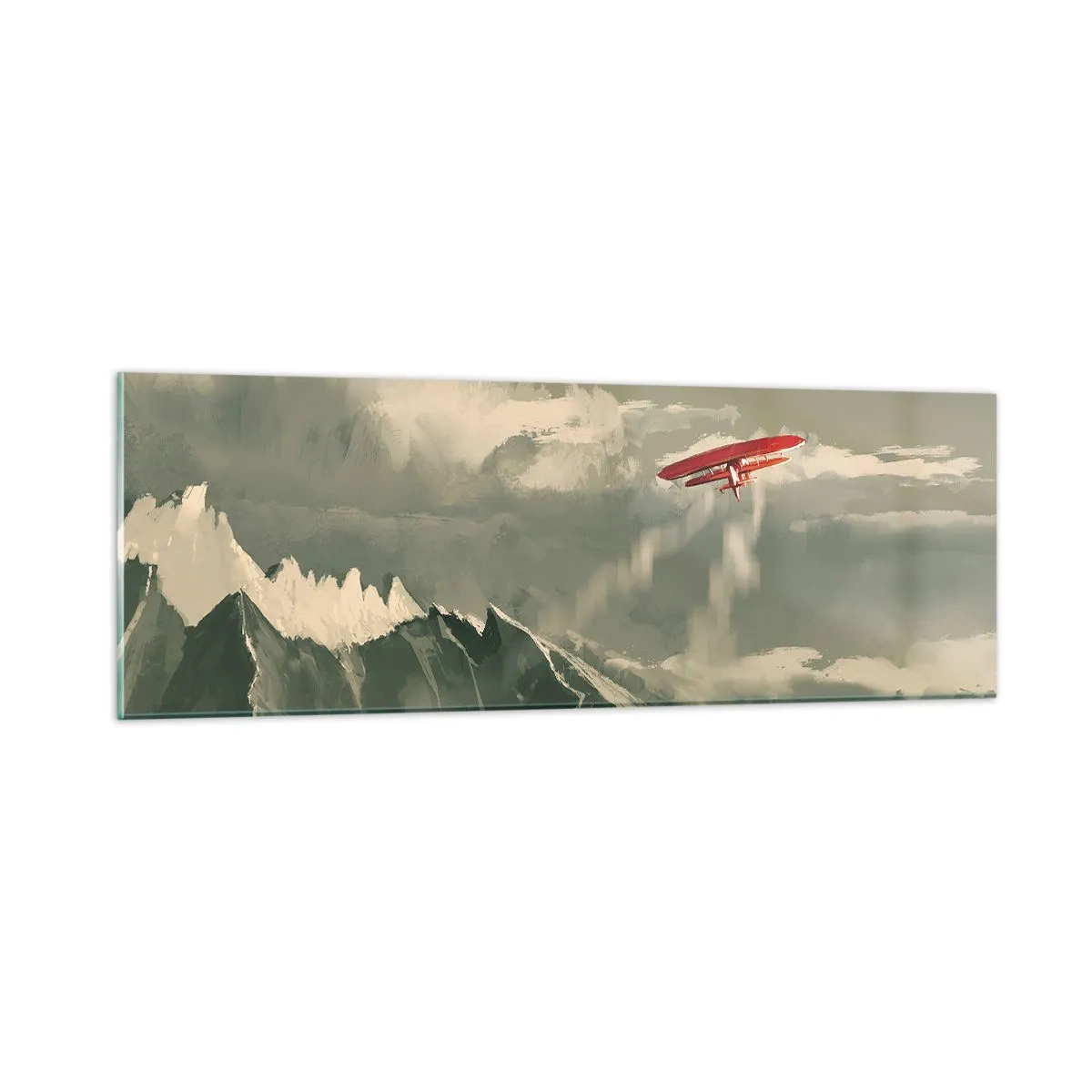 Üveg kép - Rettenthetetlen úttörő - 90x30 cm