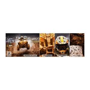 Fotótapéta Minta Standard Eco - No risk no fun - Sport, Quad, Verseny - 100x30 cm