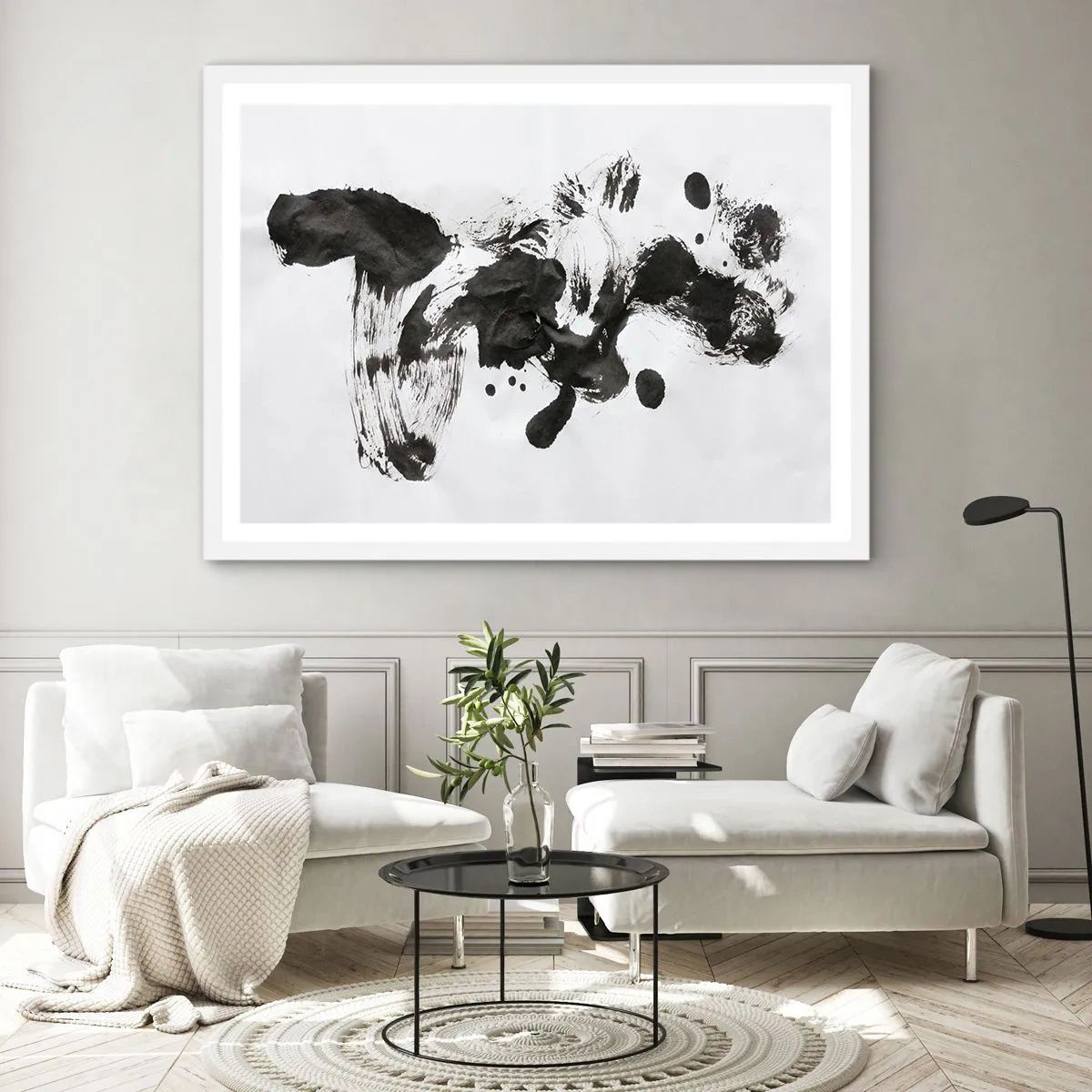 Poszter fekete keretben - Módszer az őrületben? - 100x70 cm