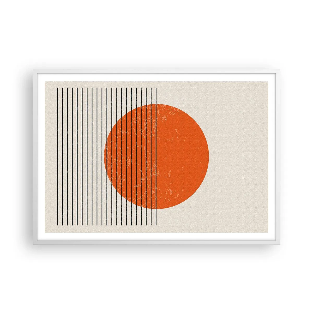 Poszter fekete keretben - Mindig a nap - 100x70 cm