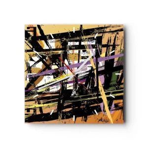 Falióra, Óra - Éles vágás - 30x30 cm
