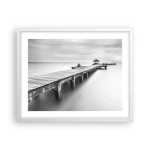 Poszter fekete keretben - A távolba - 50x40 cm