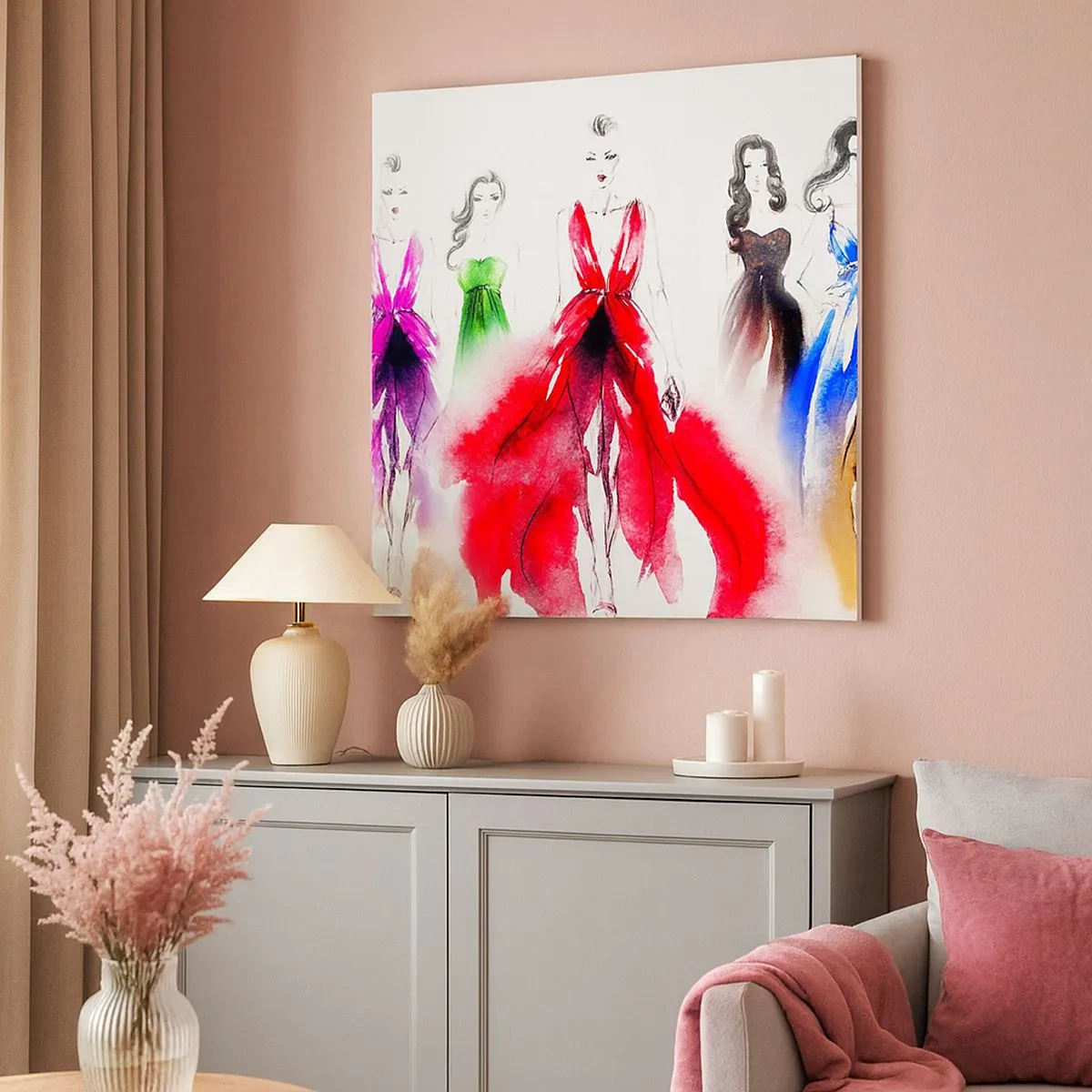 Vászonkép - Hangulatok a jelmezekhez - 30x30 cm