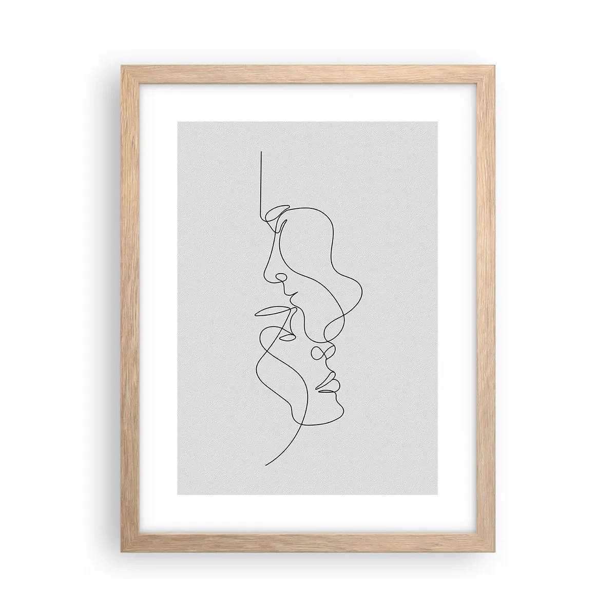 Poszter világos tölgy keretben - Gyászos sóvárgás - 30x40 cm