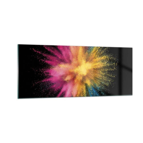 Üveg kép - A színek születése - 100x40 cm