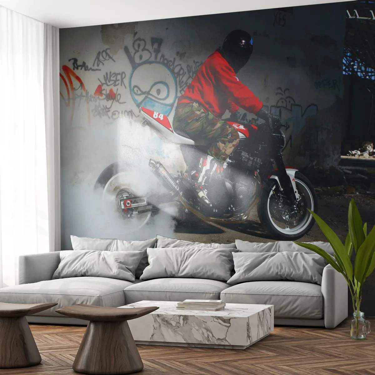 Fotótapéta Premium Sand - Kergess! - Autóipari, Motorkerékpár, Falfirkálás - 100x70 cm