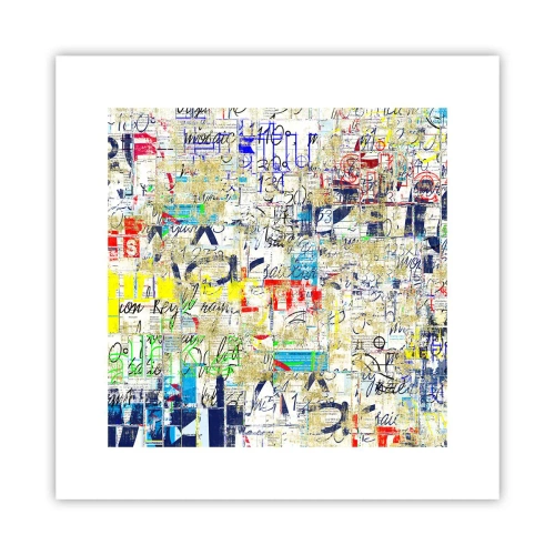 Poszter - Egyszerűen tetszik a szemnek - 30x30 cm