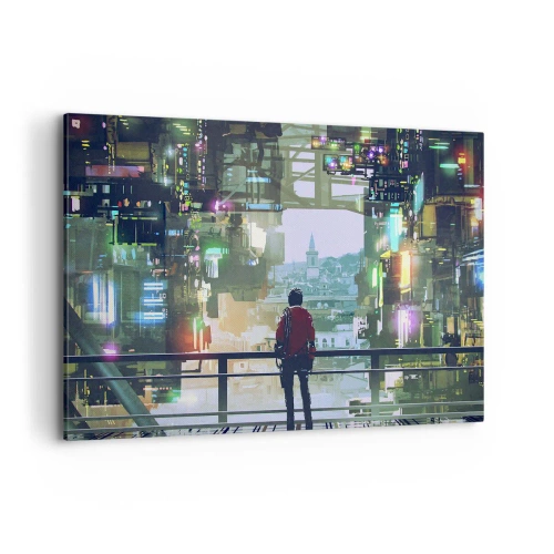 Vászonkép - Két világ - 120x80 cm