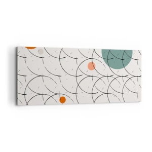 Vászonkép - A pop-art szellemében - 120x50 cm