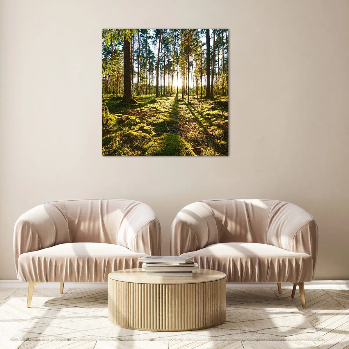 Üveg kép - … A hét erdőn túl - 60x60 cm