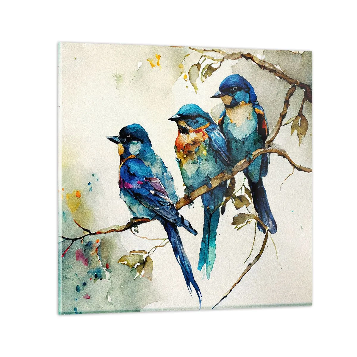 Üveg kép - Megsértődött? - 30x30 cm