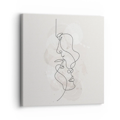 Vászonkép - Ölelésbe gabalyodva - 30x30 cm