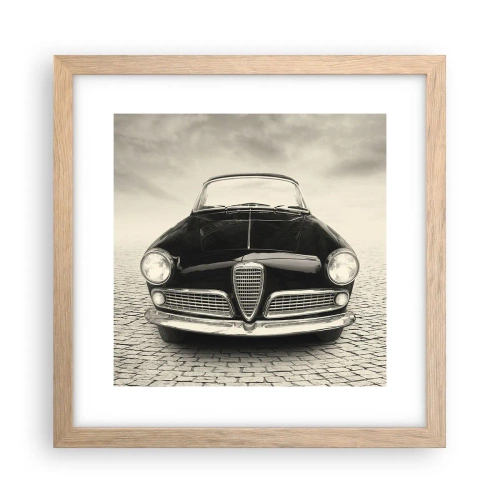 Poszter világos tölgy keretben - És hogy ne szeretnél engem? - 30x30 cm