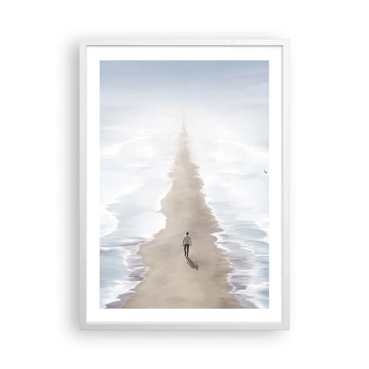 Poszter fekete keretben - Fényes jövő - 50x70 cm