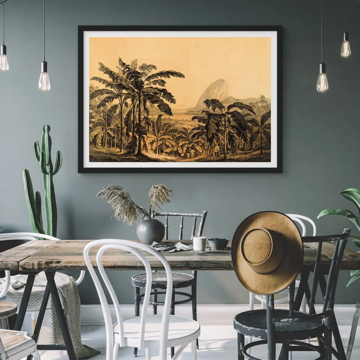 Poszter fehér keretben - Gyarmati klímában - 70x50 cm
