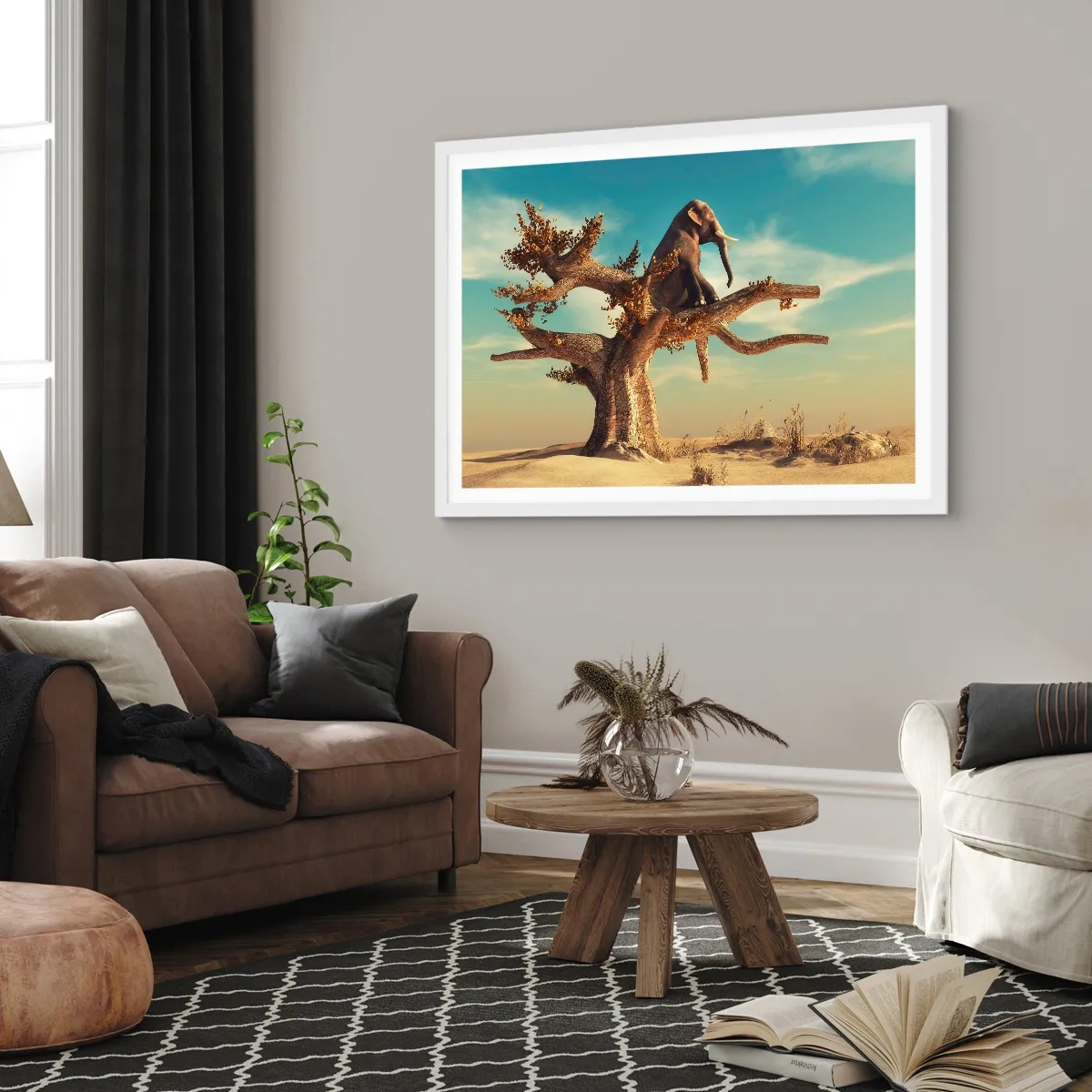 Poszter fekete keretben - Egy új nézőpont - 70x50 cm