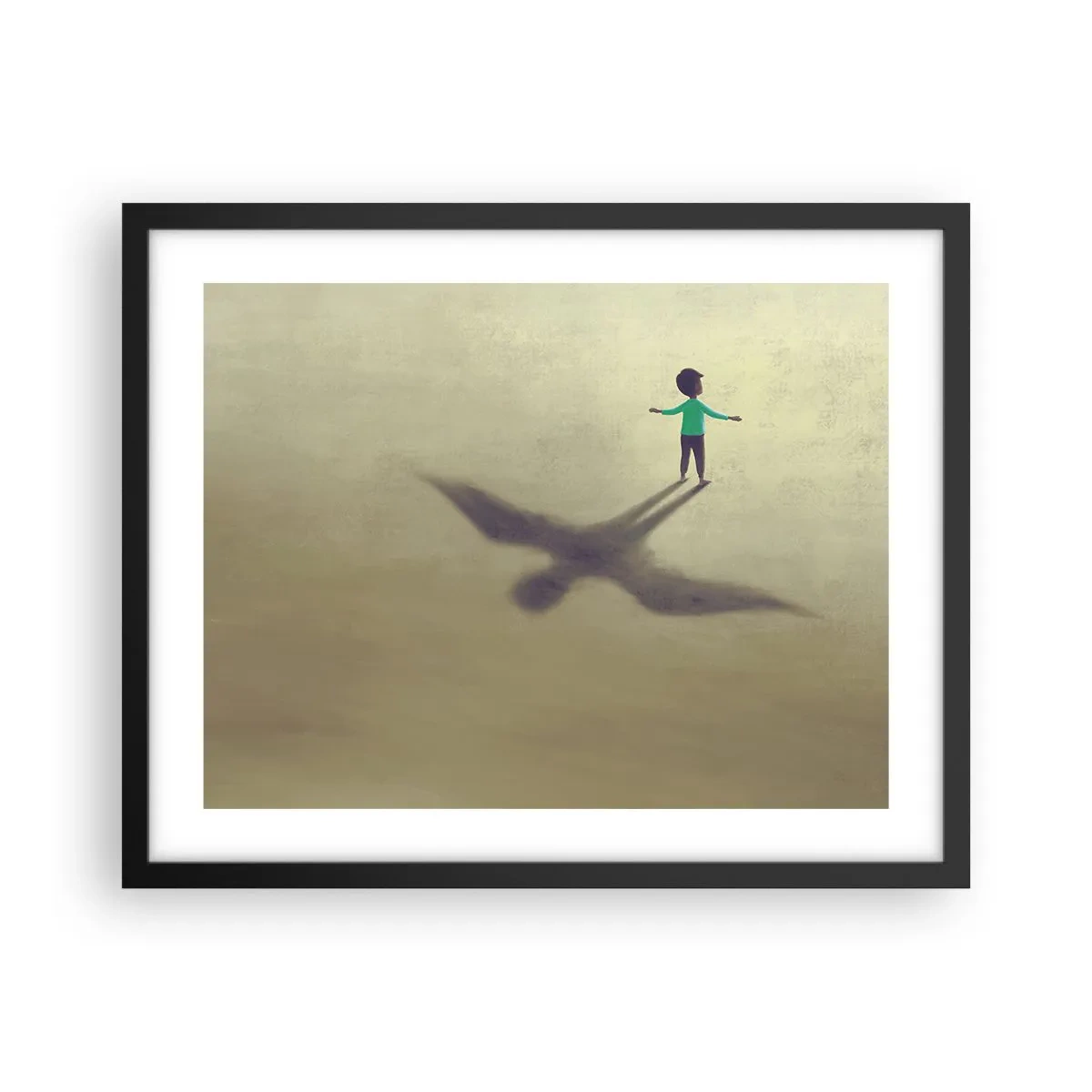 Poszter fehér keretben - A jövő hőse - 50x40 cm