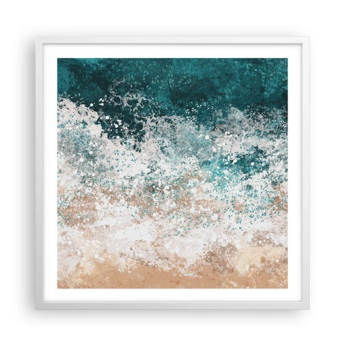 Poszter fekete keretben - Tengeri történetek - 60x60 cm