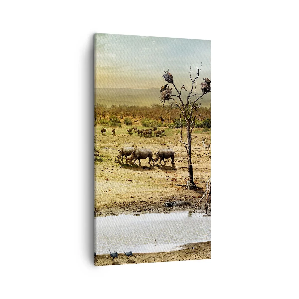 Vászonkép - „Z Edenu zaś wypływała rzeka…" - 45x80 cm