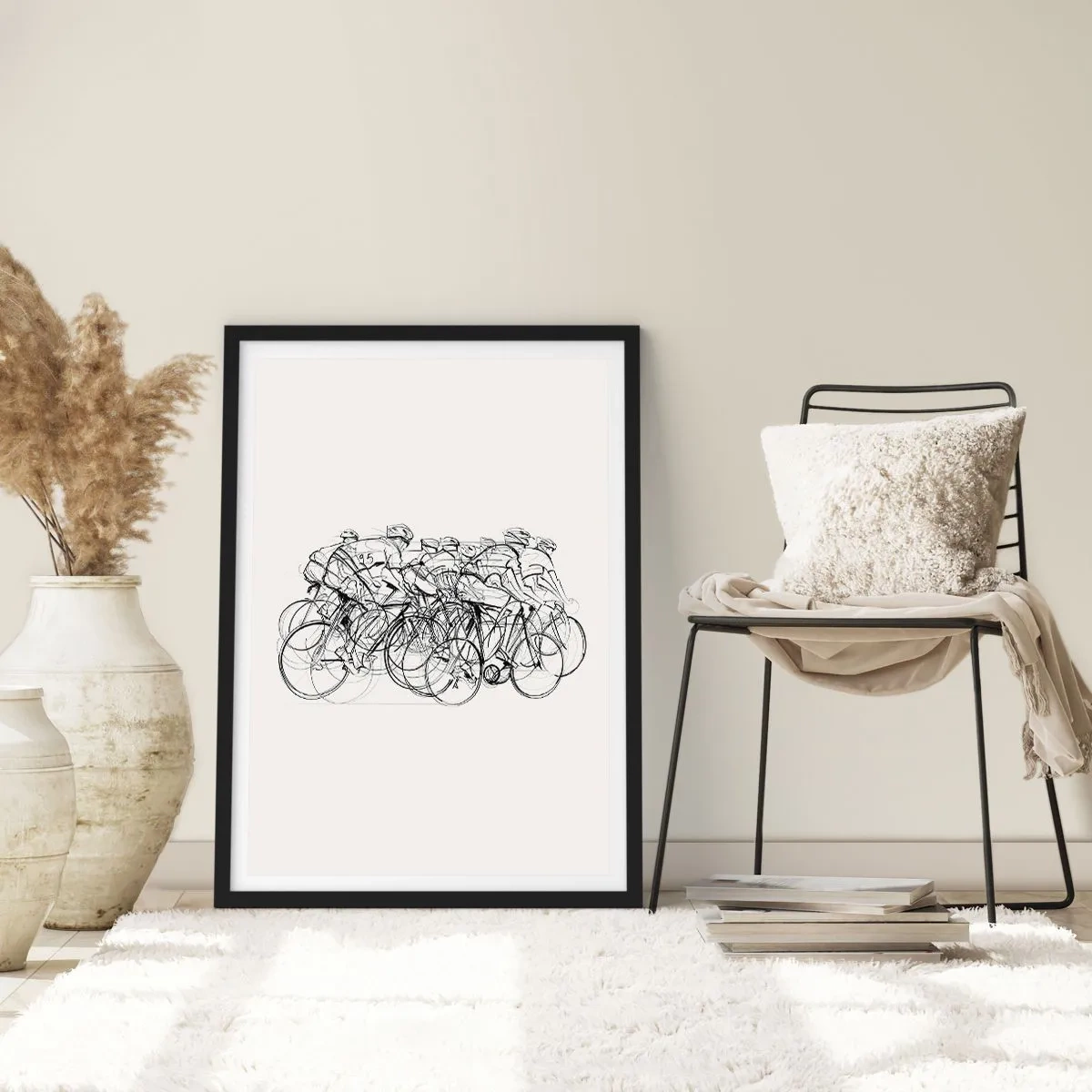 Poszter fehér keretben - Együtt, a csapatban - 40x50 cm