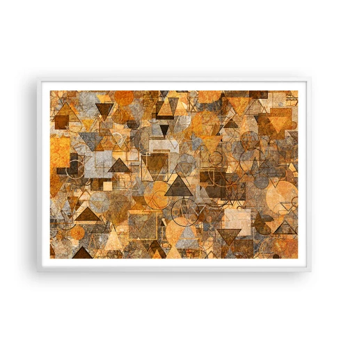 Poszter fekete keretben - Formában a világ - 100x70 cm