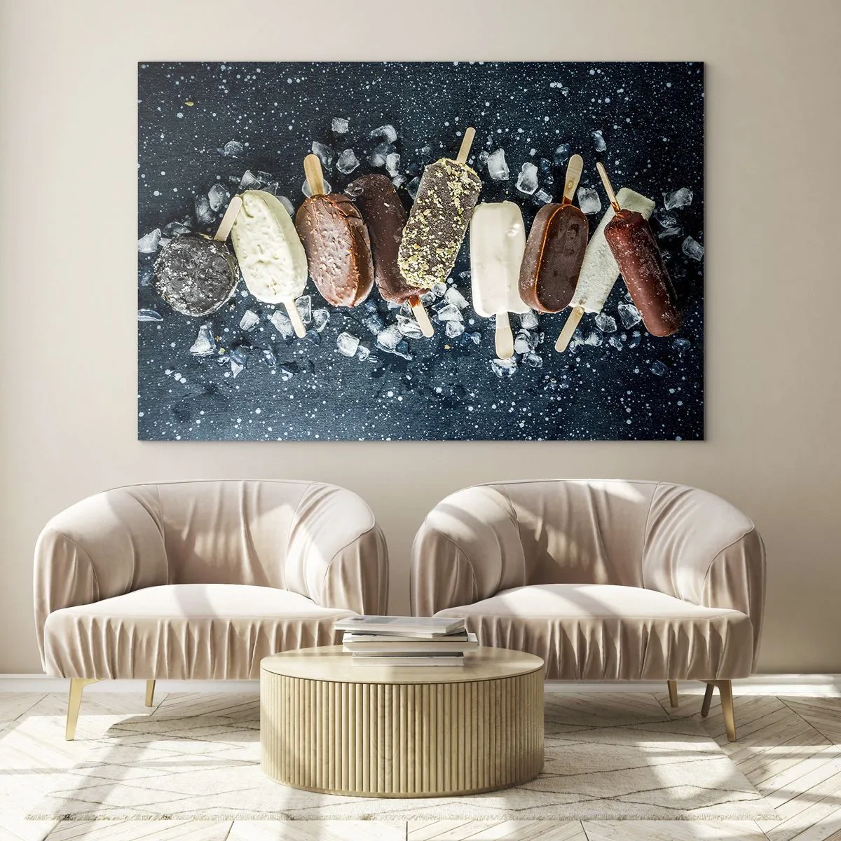 Üveg kép - A forró nyár íze - 70x50 cm