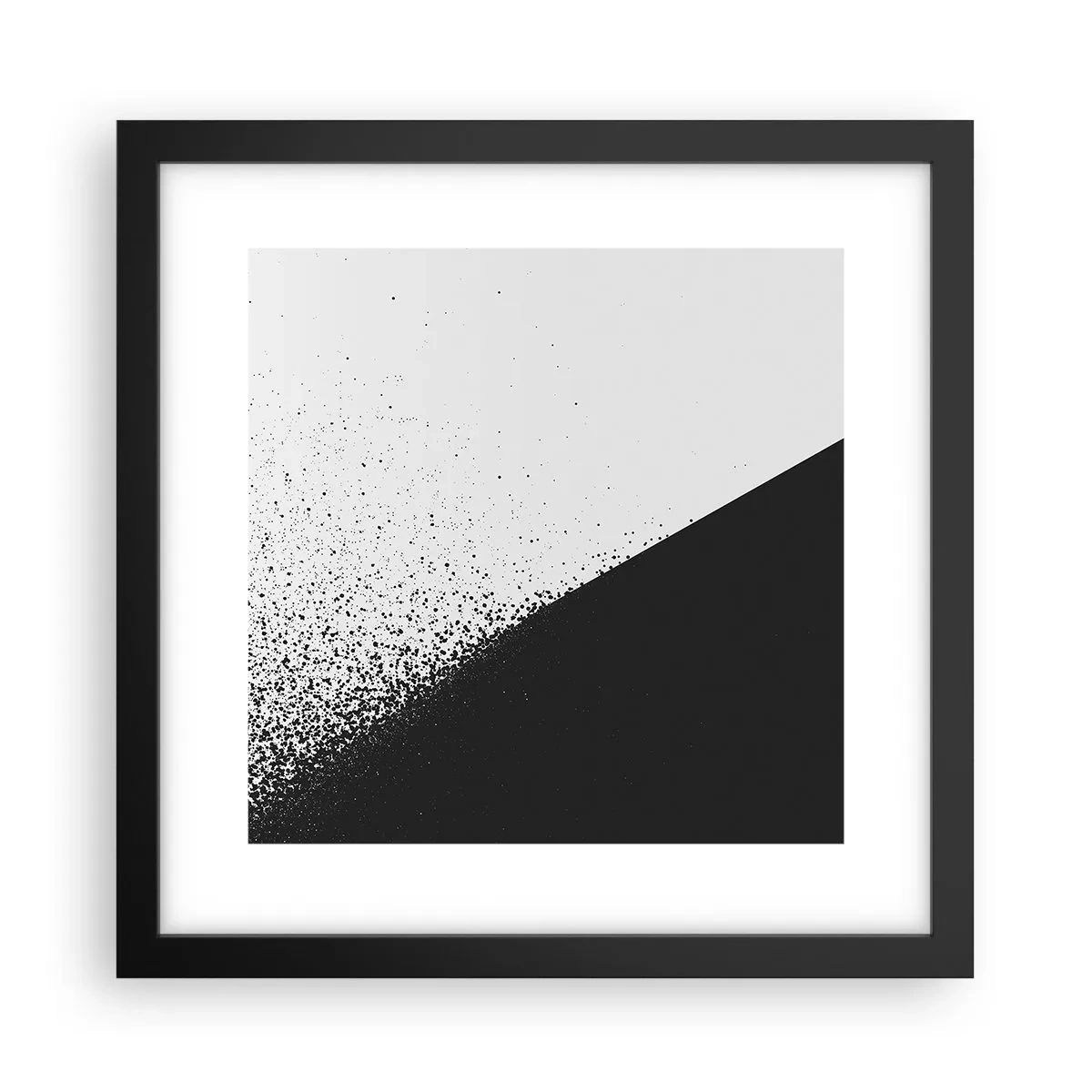 Poszter fehér keretben - Egyre gyorsabban, egyre többet - 30x30 cm