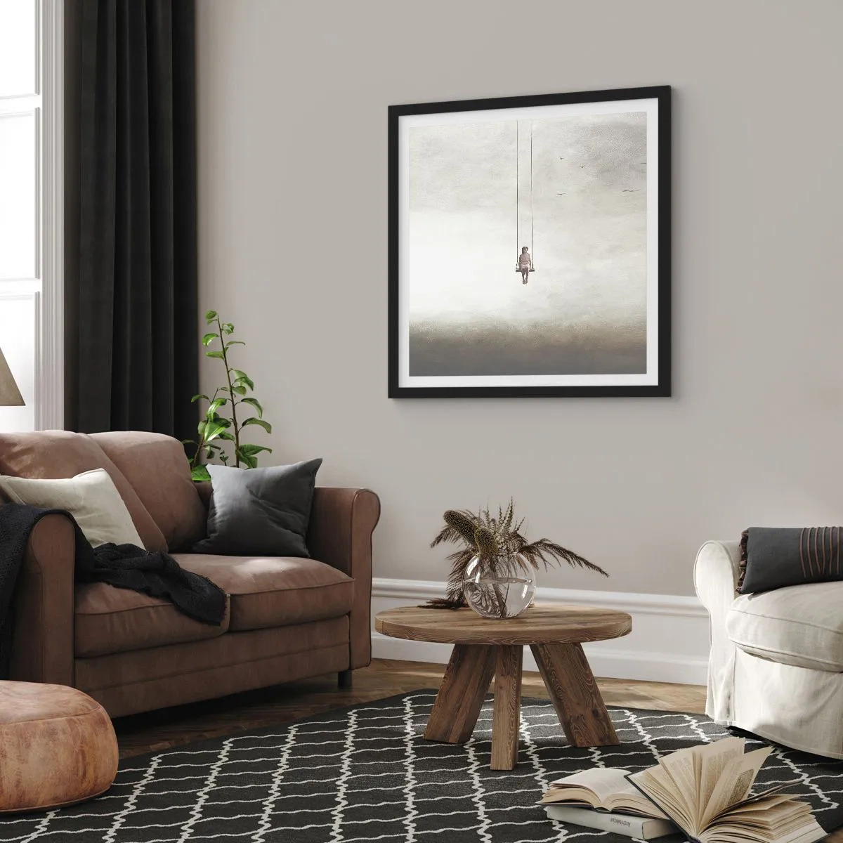 Poszter fehér keretben - A bennünk lévő gyerek - 50x50 cm