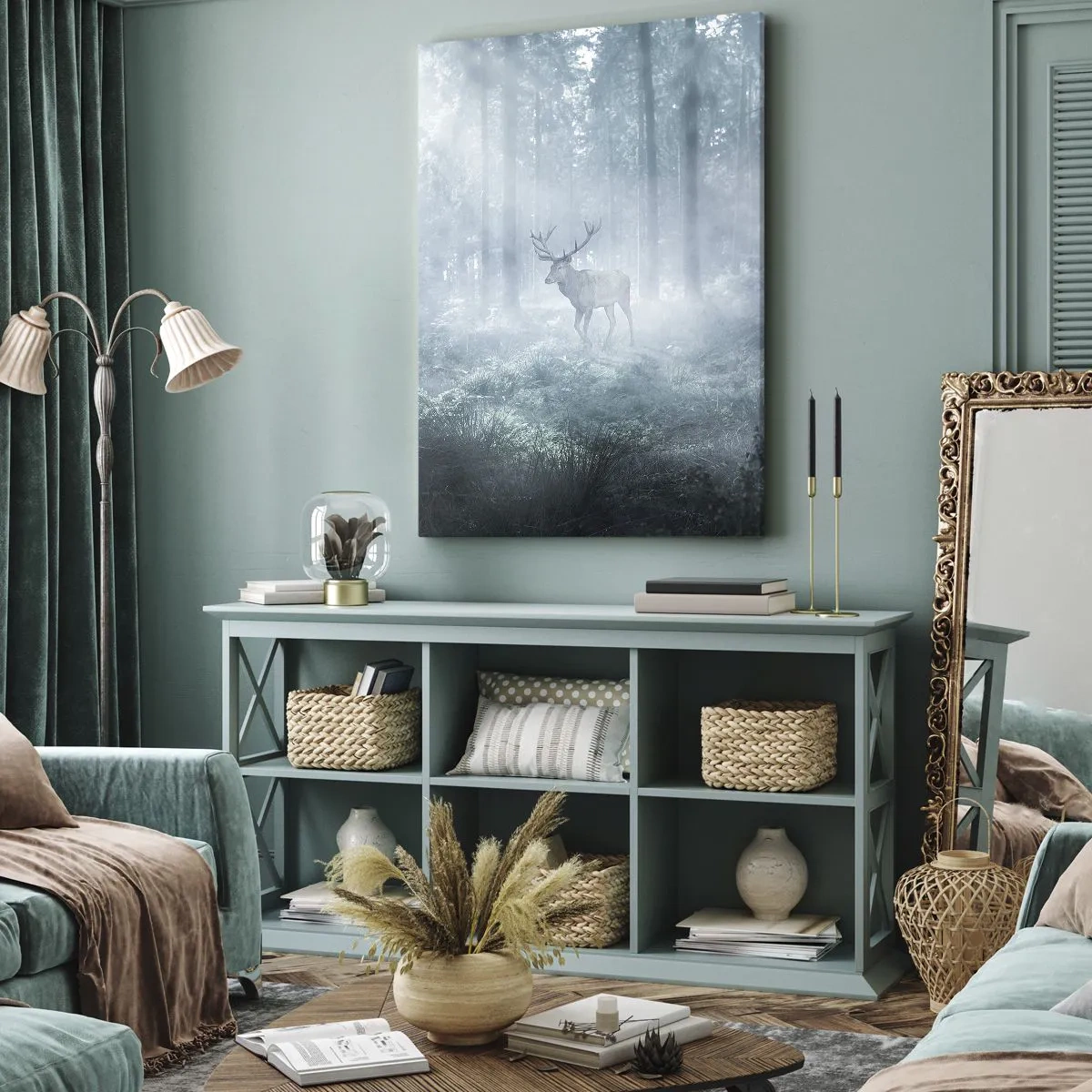 Vászonkép - Reggeli birtokellenőrzés - 80x120 cm