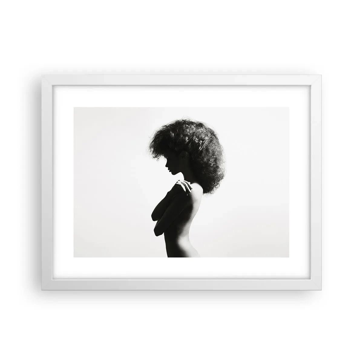 Poszter fekete keretben - Mint virág a karcsú száron - 40x30 cm