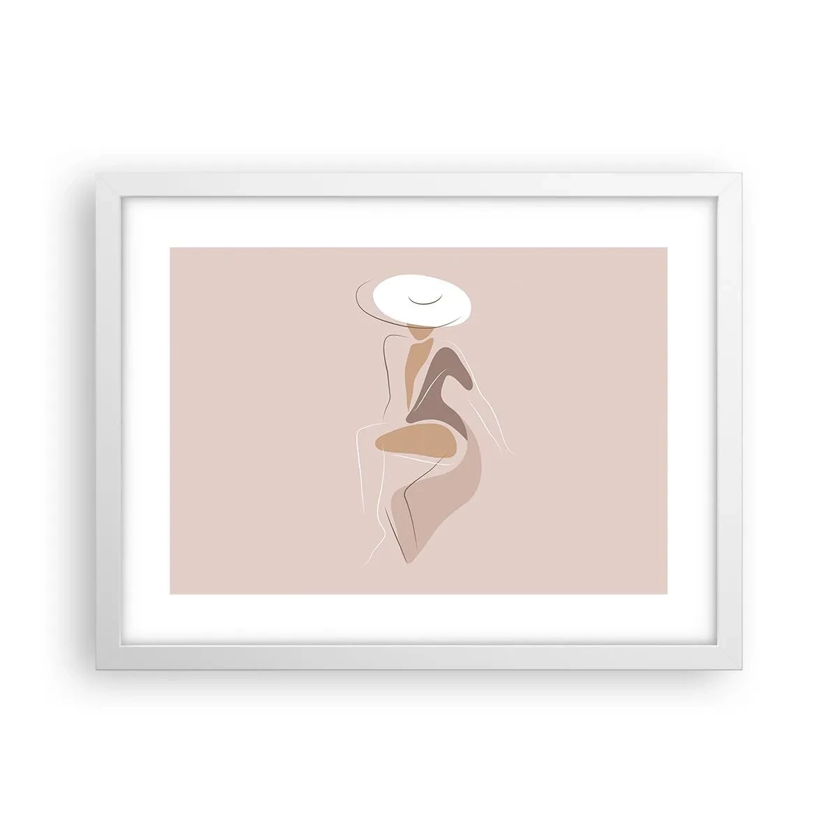Poszter fekete keretben - Egy hölgynek lenni - 40x30 cm