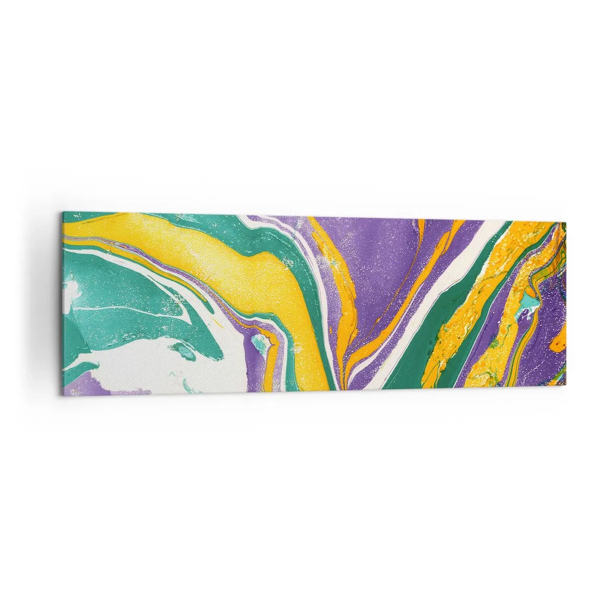 Vászonkép - Színes hullámok - 160x50 cm