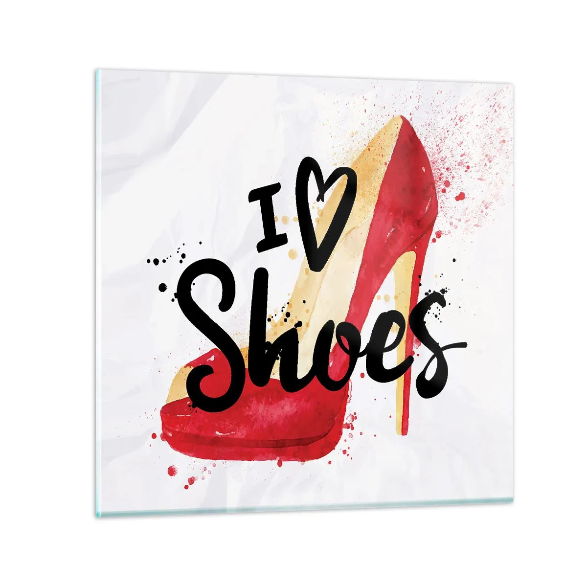 Üveg kép - A szerelemnek sok neve van - 40x40 cm