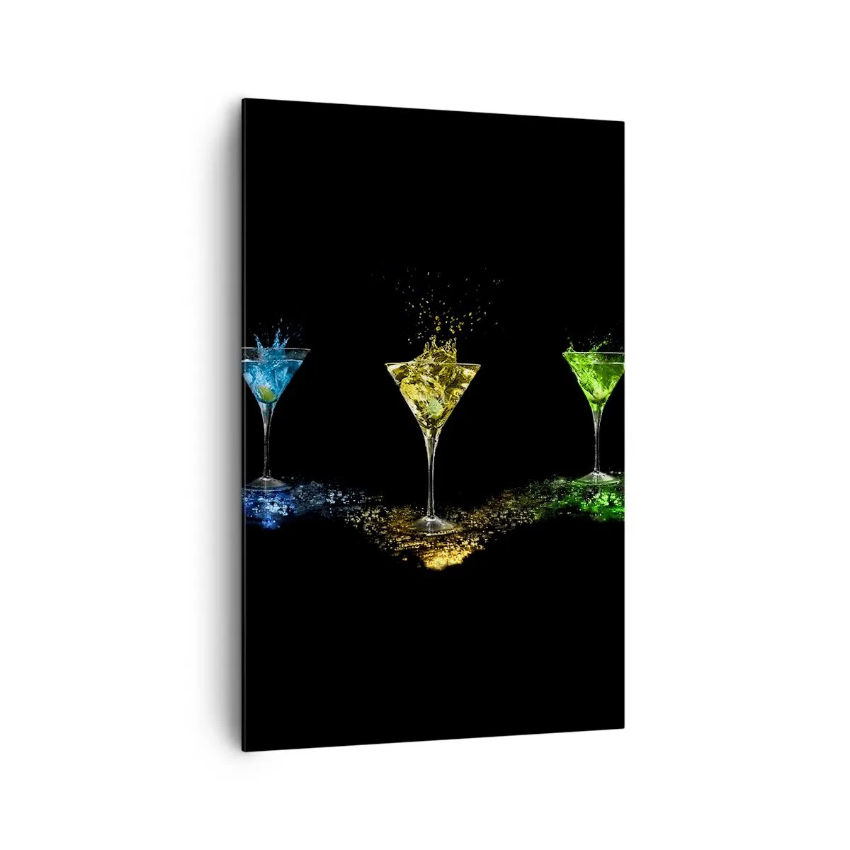 Vászonkép - Az öröm színei kristályüvegben - 80x120 cm