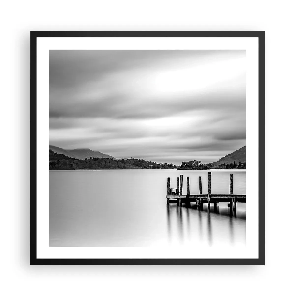 Poszter fehér keretben - Szelídség és erő - 60x60 cm