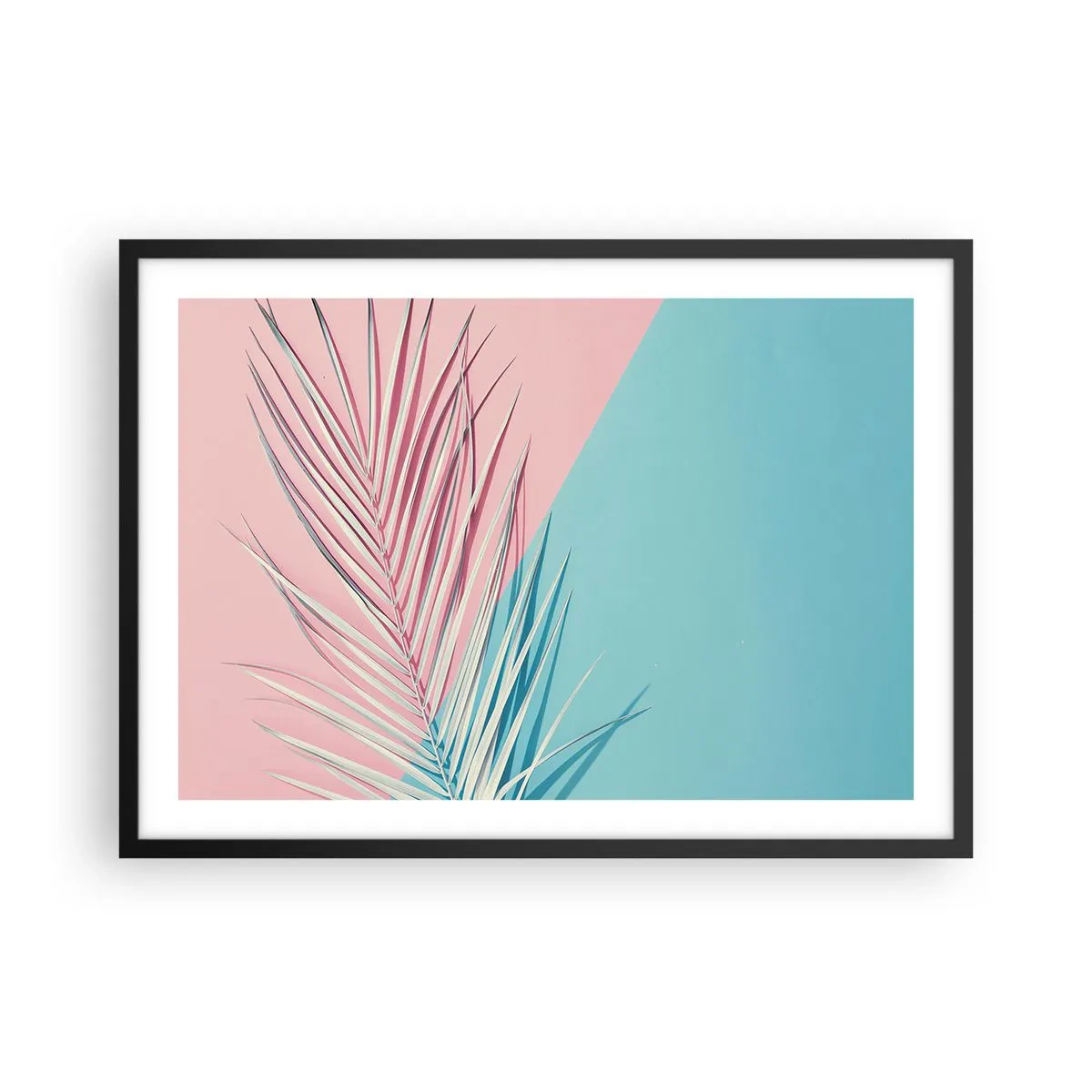 Poszter fehér keretben - Trópusi impresszió - 70x50 cm
