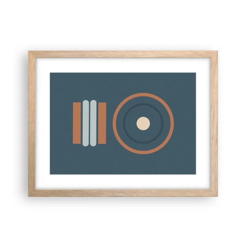 Poszter világos tölgy keretben - A dolgok lényege - 40x30 cm