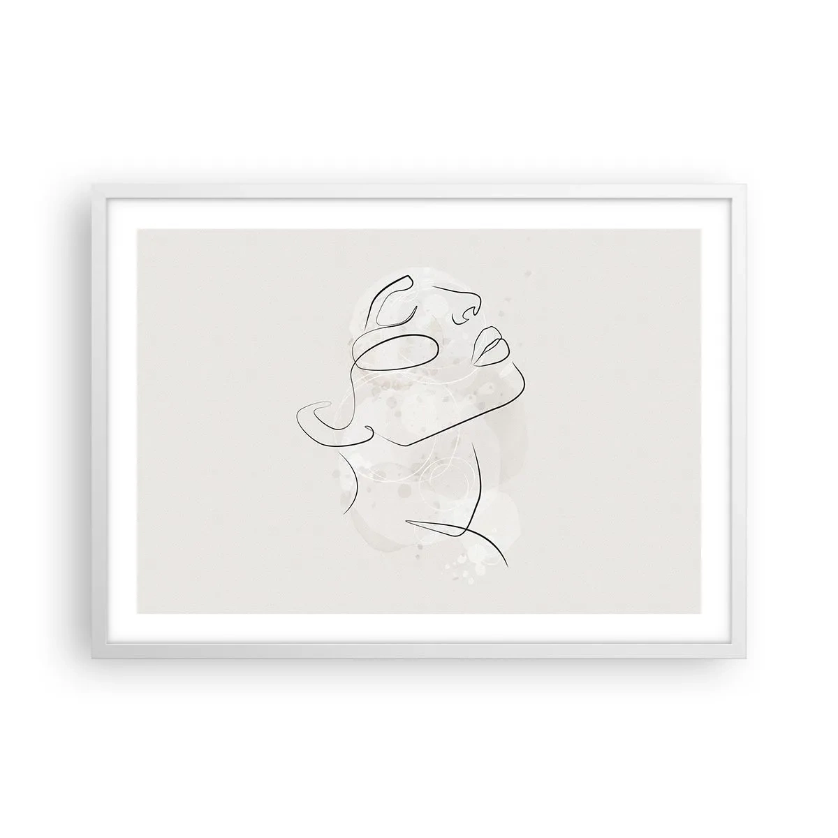 Poszter fekete keretben - Egy álom körvonala - 70x50 cm