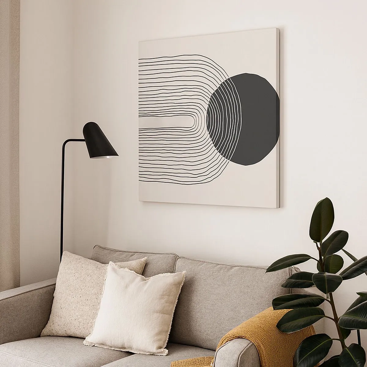 Vászonkép - Remegés és biztosság - 30x30 cm