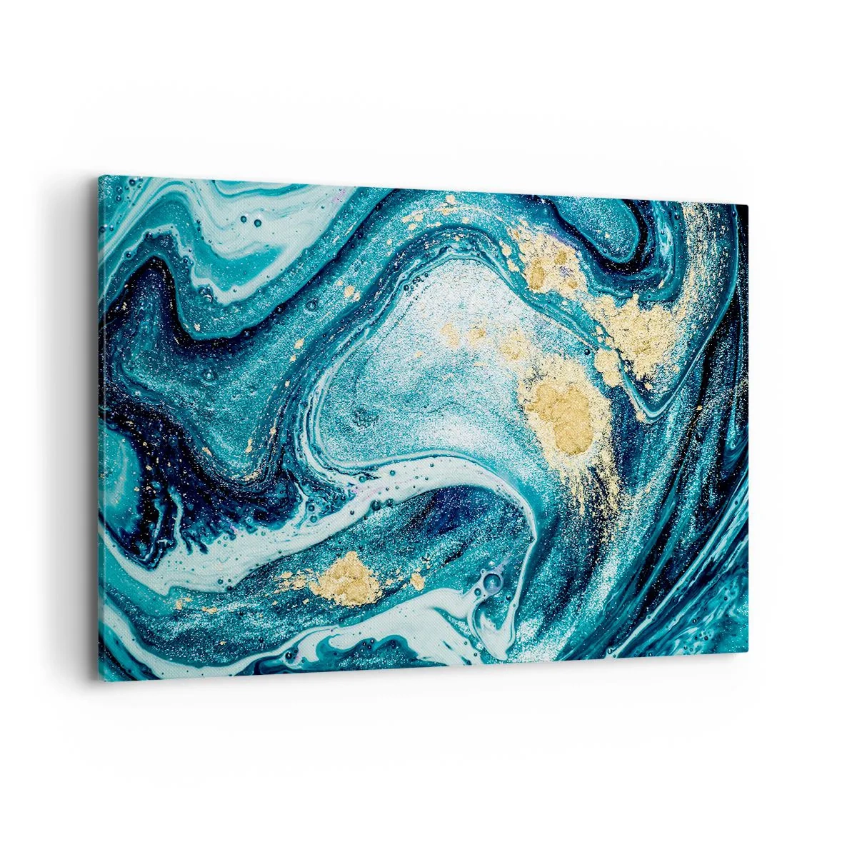 Vászonkép - Kék örvény - 100x70 cm