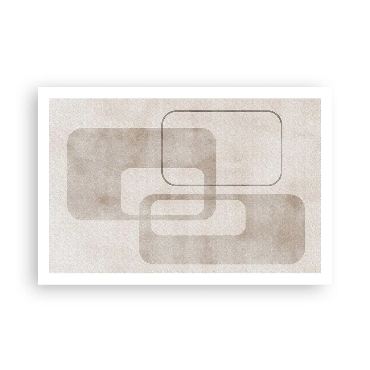 Poszter - Geometrikus fúga - 91x61 cm