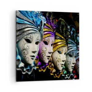 Vászonkép - Rejtély aranyban és ezüstben - 50x50 cm