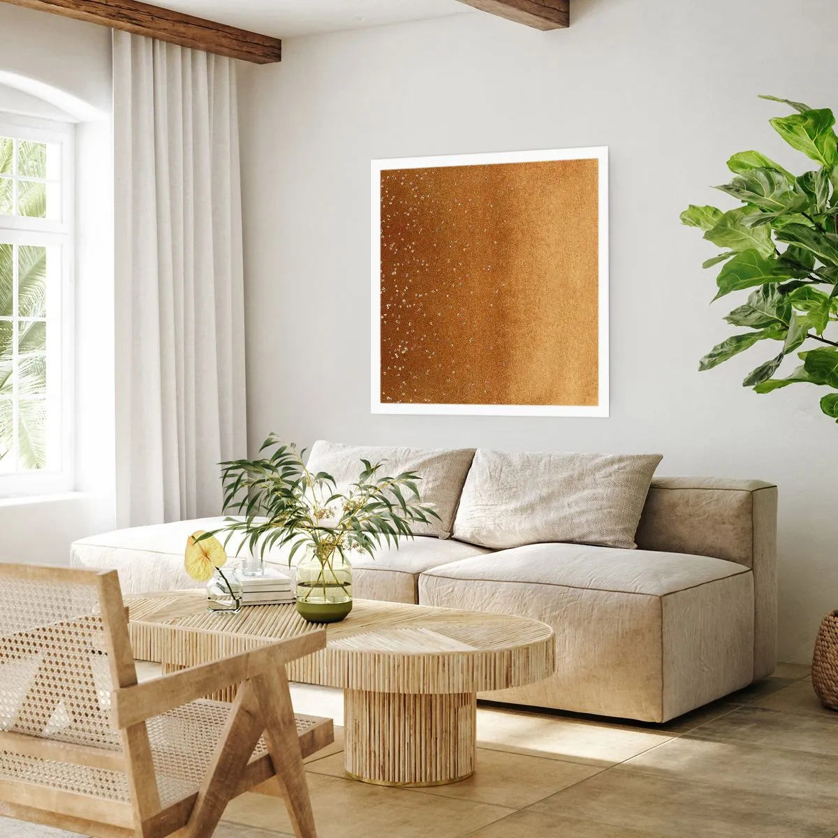 Poszter - A fény születése - 40x40 cm