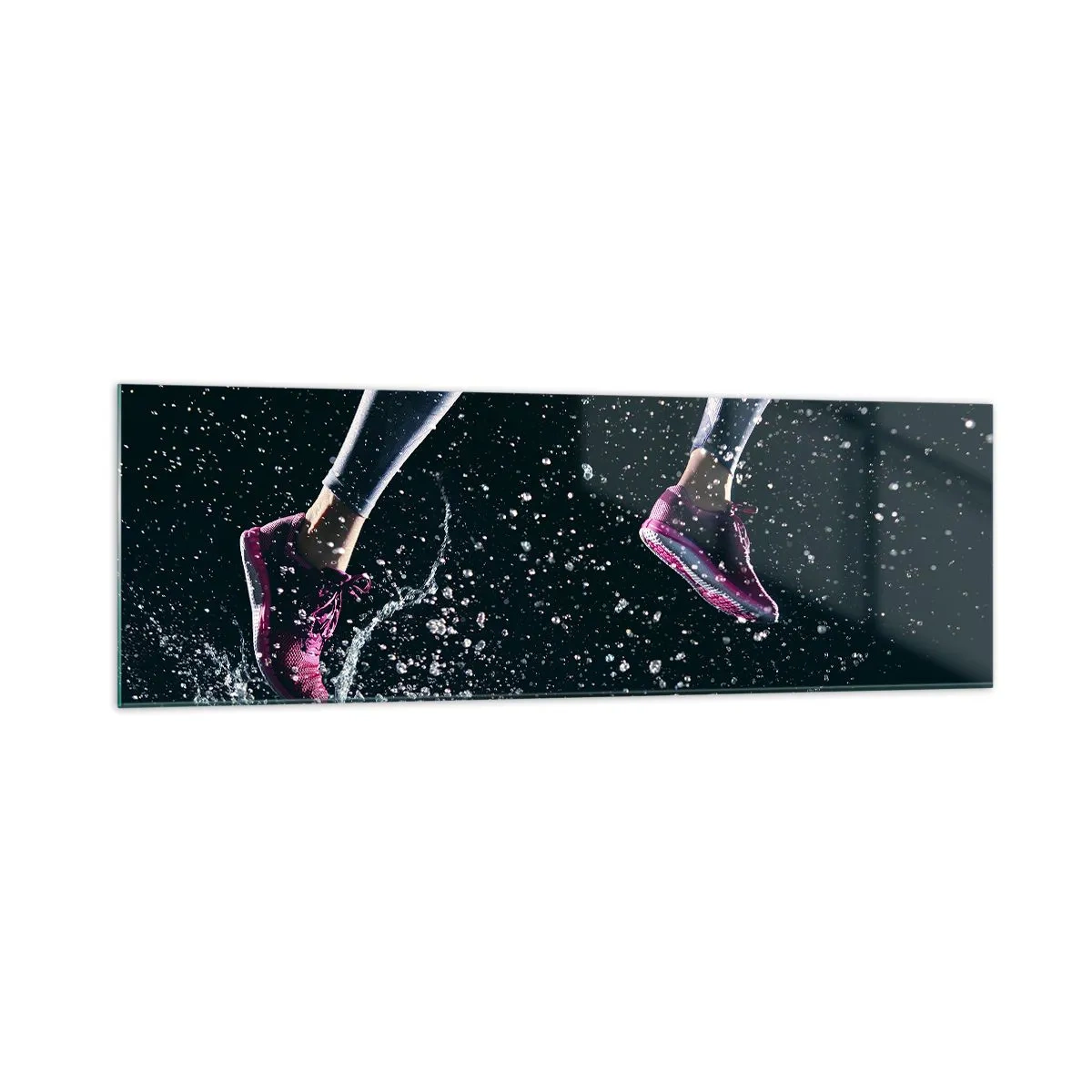 Üveg kép - Amennyi erő van a lábakban - 160x50 cm