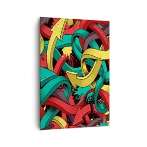 Vászonkép - Melyik az út a cél felé? - 70x100 cm