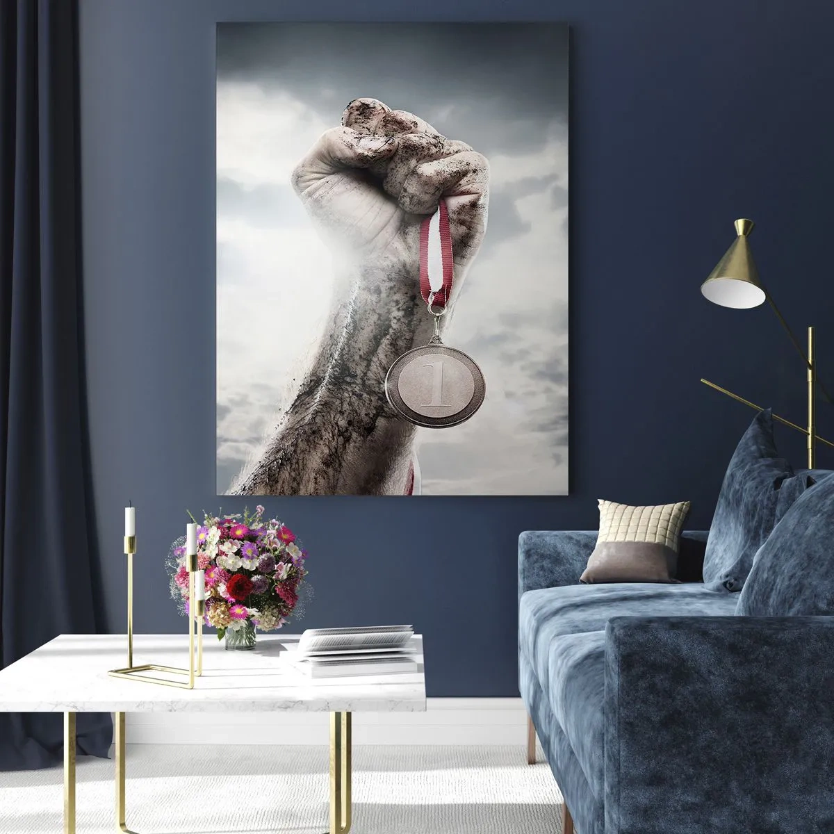 Üveg kép - Per aspera ad astra - 50x70 cm