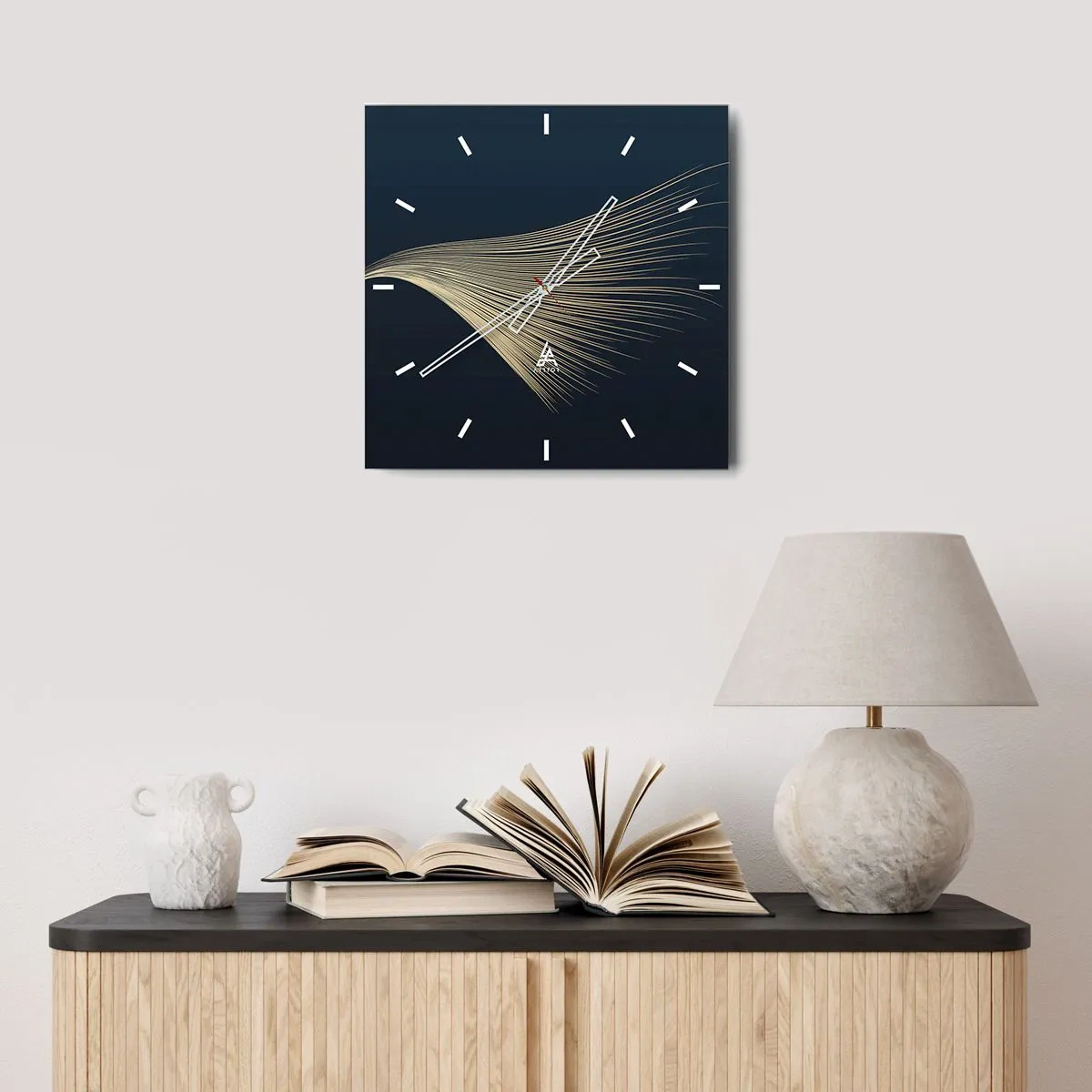 Falióra, Óra - Mint egy angyal haja - 40x40 cm