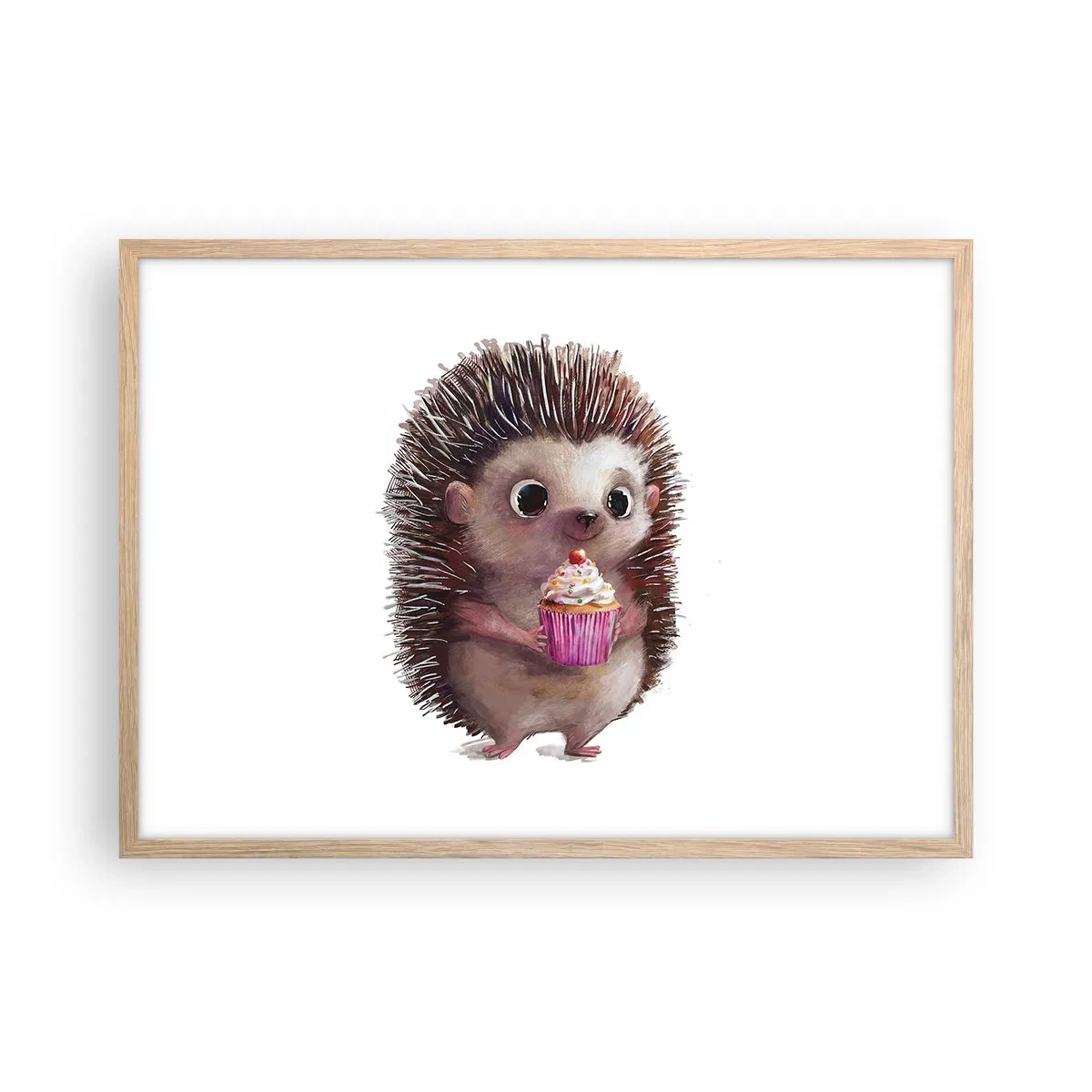 Poszter világos tölgy keretben - Ünnep van minden nap - 70x50 cm